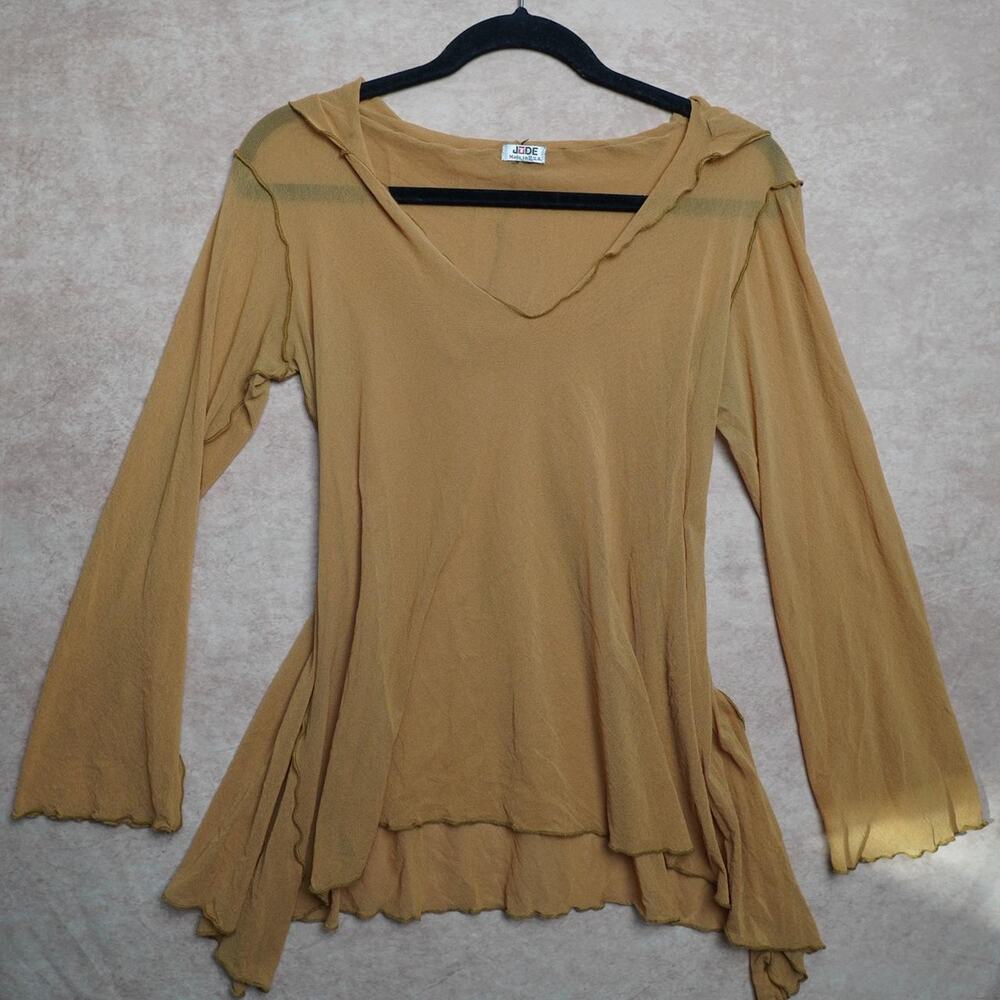 Jude Mesh Hooded Fairy Grunge Top M